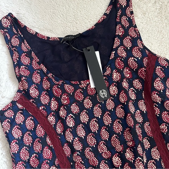 House Of Harlow 1960 Boho Paisley Mini Dress | NWT - Picture 8 of 8